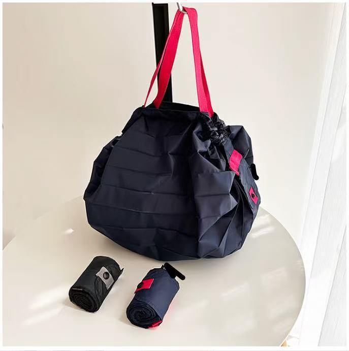 Japanese Order - Eco-Friendly Foldable Shopping Bag, Eco-Friendly Cloth Bag with Accordion Pleats for Instant Folding and Storage, In Stock, Ultra-Light and Portable