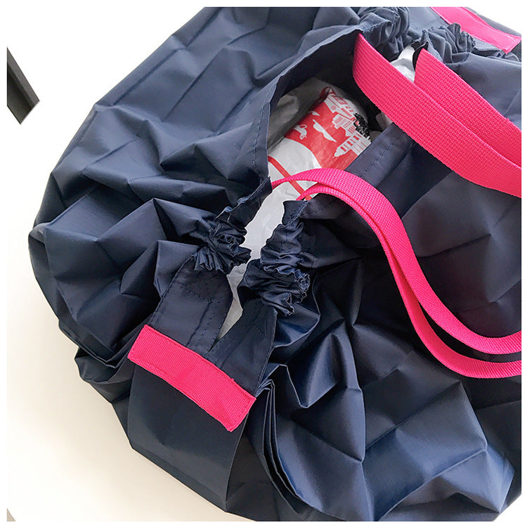 Japanese Order - Eco-Friendly Foldable Shopping Bag, Eco-Friendly Cloth Bag with Accordion Pleats for Instant Folding and Storage, In Stock, Ultra-Light and Portable