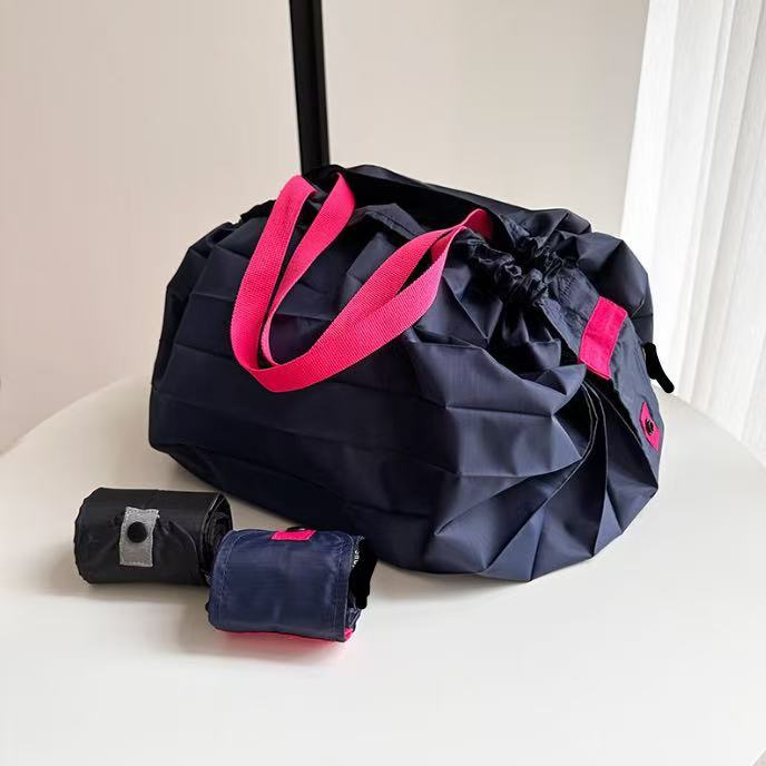 Japanese Order - Eco-Friendly Foldable Shopping Bag, Eco-Friendly Cloth Bag with Accordion Pleats for Instant Folding and Storage, In Stock, Ultra-Light and Portable