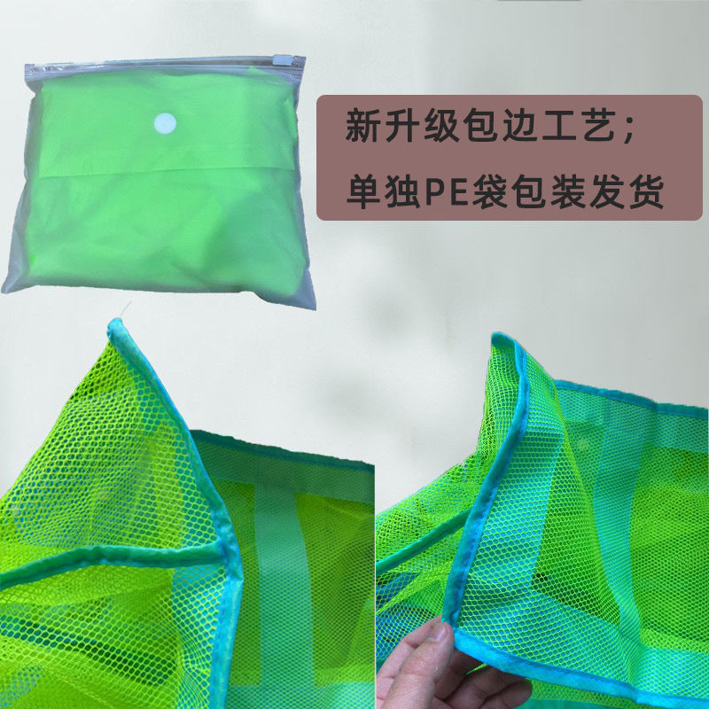 户外旅行沙滩包  儿童玩具收纳袋  沙滩袋  衣物大容量折叠网包
